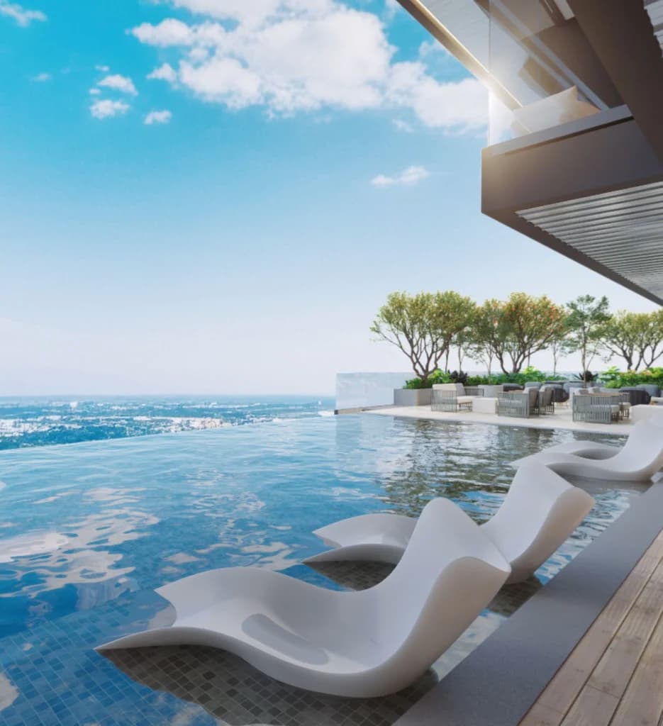 Celestial Glass-Bottom Pool and facilities at Richmond JBCC